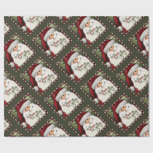 おもしろいすてきサンタクリスマスフェスティバルインスピリシティ ラッピングペーパー (フラット)