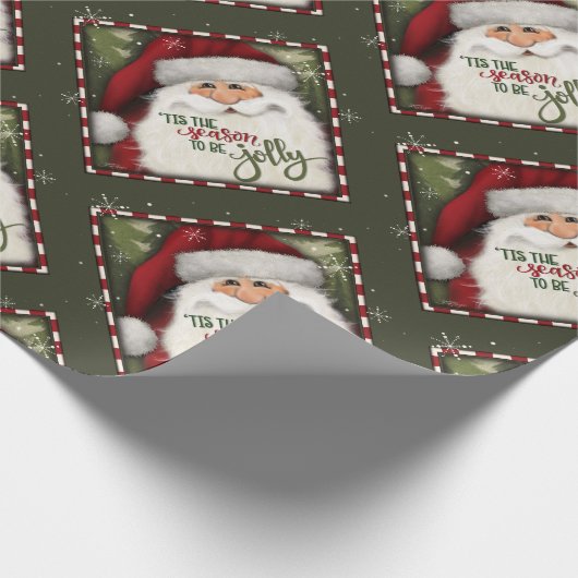 おもしろいすてきサンタクリスマスフェスティバルインスピリシティ ラッピングペーパー (角)