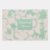 おもしろいすべての行事フローラ包カスタム装テンプレート ラッピングペーパーシート (正面3)