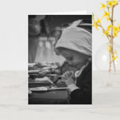 おもしろいすべての行事祈は救いのためだ カード (黄色い花)