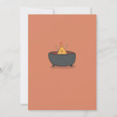 おもしろいそれはNachoのパーティーの誕生日です 招待状 (裏面)