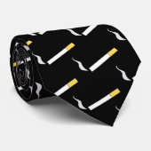 おもしろいたばこ模様 ネクタイ (ロール)