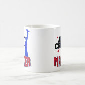 おもしろいちょうど私を修士号の卒業のマグと電話して下さい コーヒーマグカップ (中央)