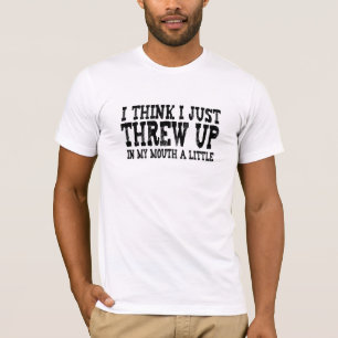 おもしろいちょうどTシャツを投げました Tシャツ