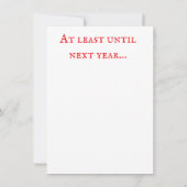 おもしろいつるクリスマスの木の猫 (裏面)