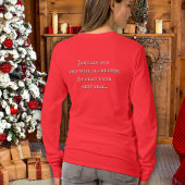 おもしろいつるクリスマスの木の猫 Tシャツ