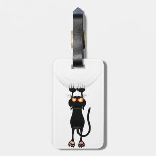 おもしろいつる猫 ラゲッジタグ