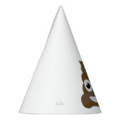 おもしろいでかわいいウンチEmoji パーティーハット (左)