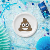 おもしろいでかわいいウンチEmoji ペーパープレート (パーティー)