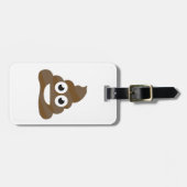 おもしろいでかわいいウンチEmoji ラゲッジタグ (正面横)