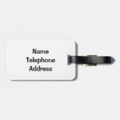 おもしろいでかわいいウンチEmoji ラゲッジタグ (裏面横)