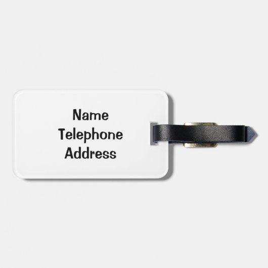 おもしろいでかわいいウンチEmoji ラゲッジタグ (裏面横)