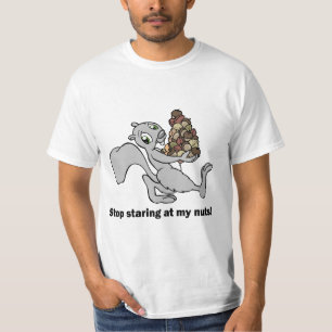 おもしろいでくだらないリス Tシャツ