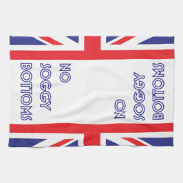 おもしろいですばらしいイギリスは水浸しの底を離れて焼けます キッチンタオル