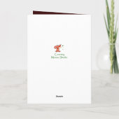 おもしろいでより古くより賢いバースデー・カードのかわいいアライグマ カード (裏面)