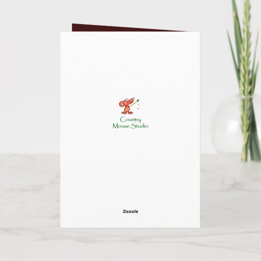 おもしろいでより古くより賢いバースデー・カードのかわいいアライグマ カード (裏面)