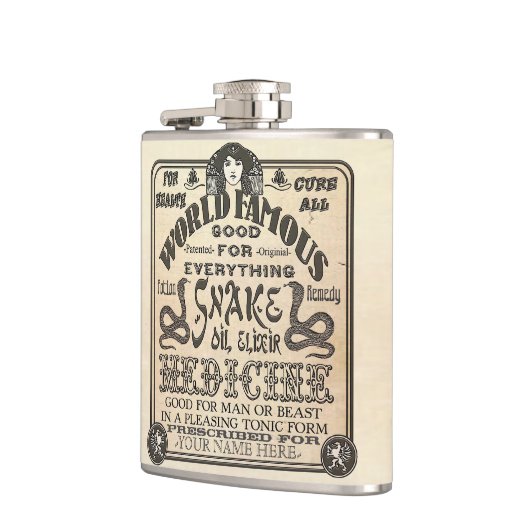 おもしろいでカスタムないんちき薬のギフトのノベルティ フラスク (左)