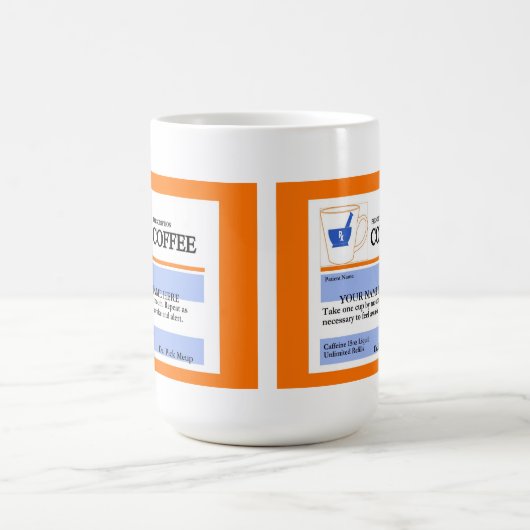 おもしろいでカスタムな規定のコーヒー・マグ コーヒーマグカップ (中央)