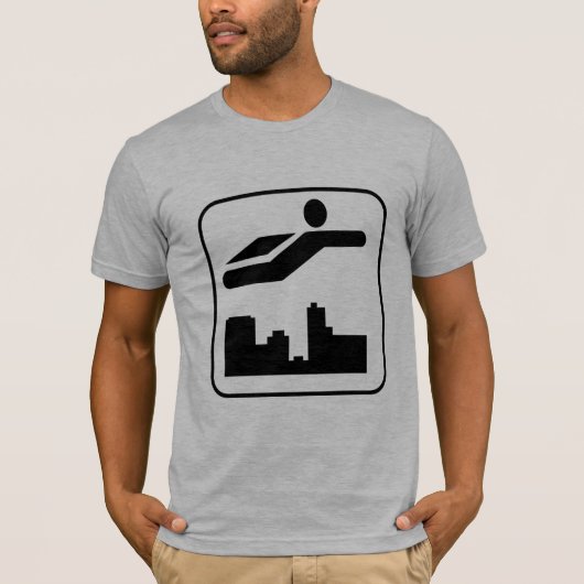 おもしろいでクールなスーパーヒーローのTシャツ Tシャツ (正面)