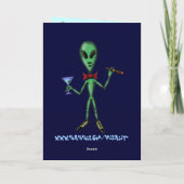 おもしろいでクールなパーティーの外国のハッピーバースデーのカード設計 カード (裏面)