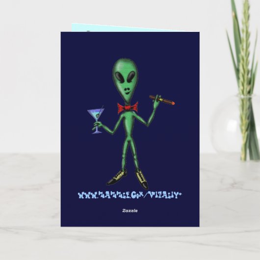 おもしろいでクールなパーティーの外国のハッピーバースデーのカード設計 カード (裏面)