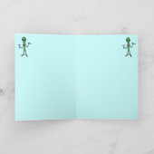 おもしろいでクールなパーティーの外国のハッピーバースデーのカード設計 カード (内部)