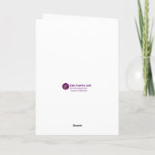 おもしろいでクールな猫の漫画の卒業のお祝い カード (裏面)