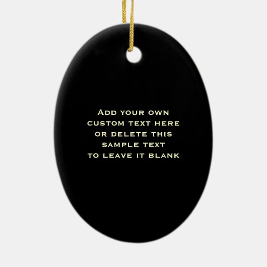 おもしろいでパーソナライズなビールガラス セラミックオーナメント (裏面)