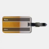 おもしろいでパーソナライズな冷えたビール ラゲッジタグ (裏面横)