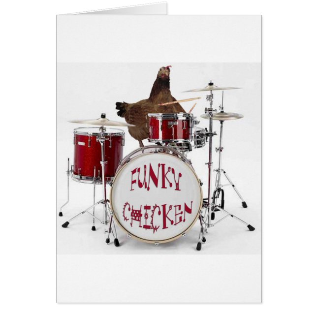 おもしろいでファンキーな鶏 (正面)