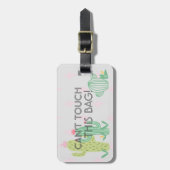 おもしろいでユーモアのあるなサボテンの荷物の手荷物ラベル ラゲッジタグ (正面縦)