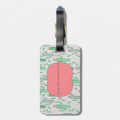 おもしろいでユーモアのあるなサボテンの荷物の手荷物ラベル ラゲッジタグ (裏面縦)