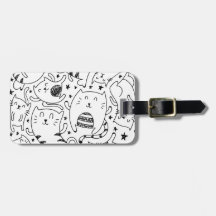 おもしろいで不完全な踊り猫の落書きパターン