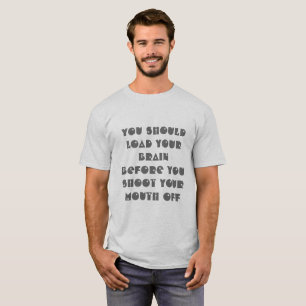 おもしろいで利発な引用文 Tシャツ