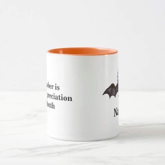 おもしろいで古いこうもりのマグは それをカスタマイズ! マグカップ (中央)