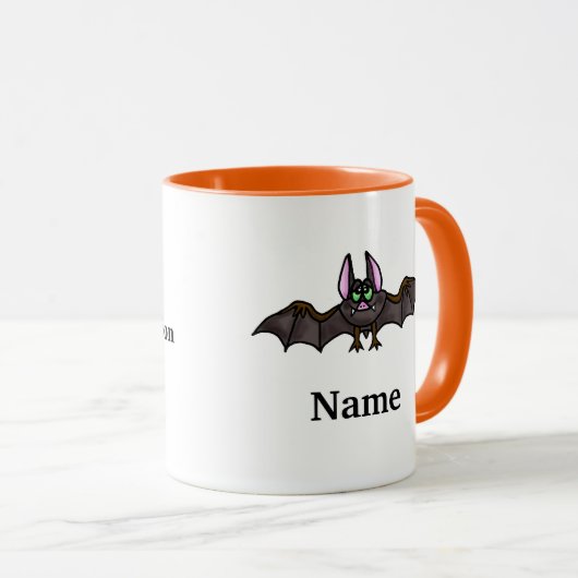 おもしろいで古いこうもりのマグは   それをカスタマイズ! マグカップ (正面右)