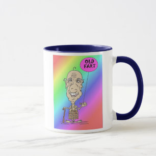おもしろいで古い屁のコーヒー・マグ マグカップ