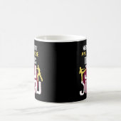 おもしろいで古い男のJiu Jitsuのコーヒー・マグの武道 コーヒーマグカップ (中央)