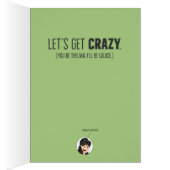 おもしろいで図解入りの、写真付きのでシックな女の子のハッピーバースデーカード (内側 (右))