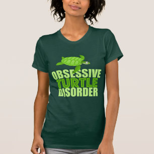 おもしろいで執拗なカメの無秩序 Tシャツ