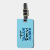 おもしろいで執拗なトランペットの無秩序 ラゲッジタグ (正面縦)