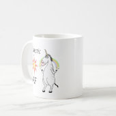 おもしろいで威厳のあるなAFのコーヒー・マグ コーヒーマグカップ (正面左)