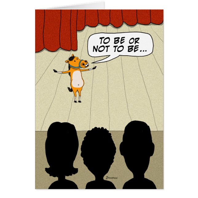 おもしろいで小さい馬の演劇 (正面)