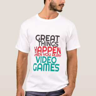 おもしろいで感動的なゲーマーの引用文のTシャツ Tシャツ