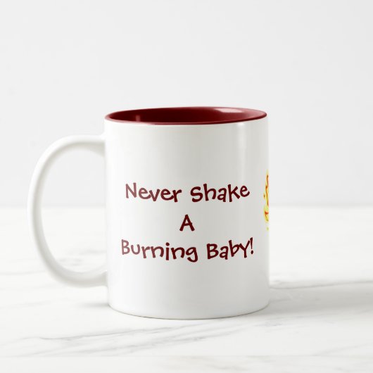 おもしろいで新しいパパのアドバイスの父の日のギフトのマグ ツートーンマグカップ (左)