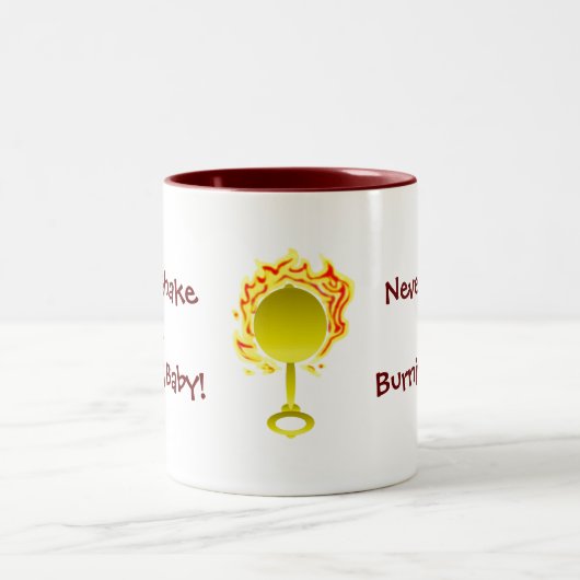 おもしろいで新しいパパのアドバイスの父の日のギフトのマグ ツートーンマグカップ (中央)