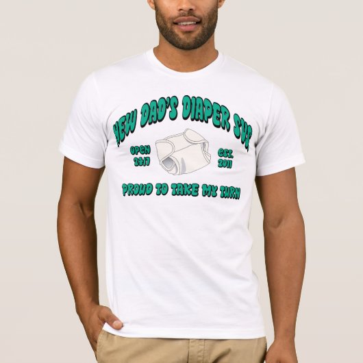 おもしろいで新しいパパの2011年のTシャツ Tシャツ (正面)