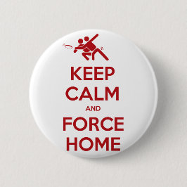 おもしろいで最終的なフリズビーは平静および力の家を保ちます 缶バッジ