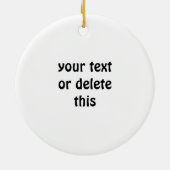 おもしろいで極度な隠し場所のGeocachingのカスタムなオーナメント セラミックオーナメント (裏面)