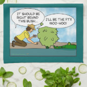 おもしろいで極度な隠し場所のGeocachingのギフトのカスタム キッチンタオル (折り畳み)